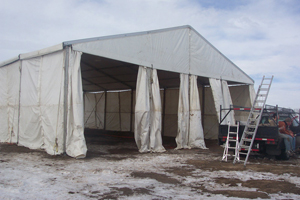 50x60 Super Tent 14ft Legs Sterling