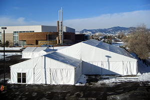 Various Super Tents Connected Together Arvada