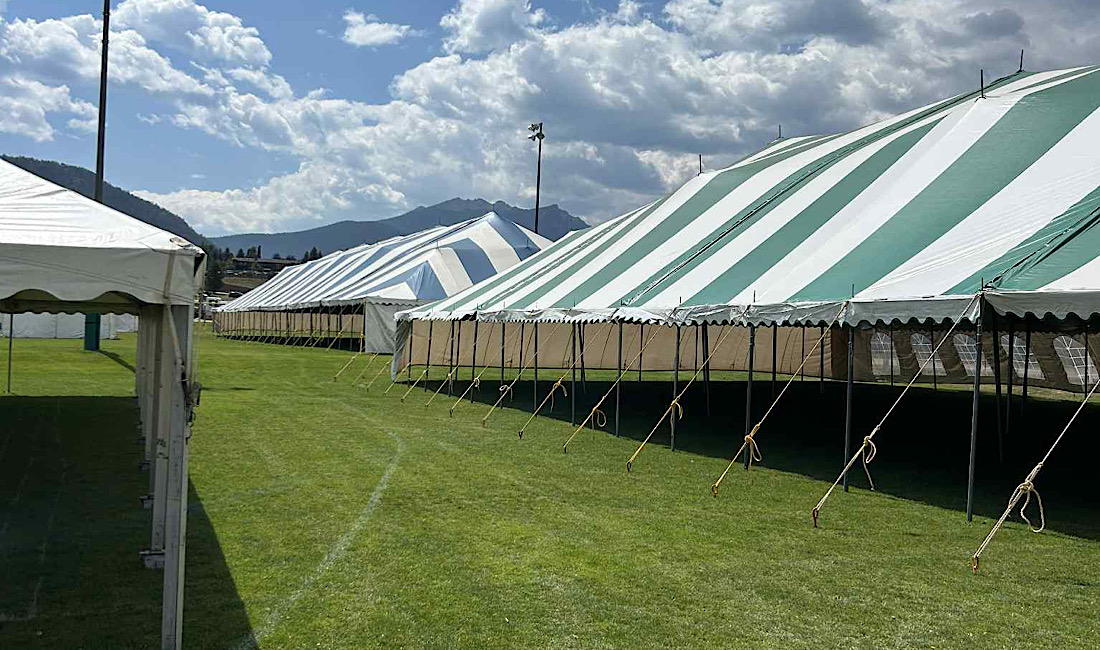 Fall festival, Traditional tent rentals in Colorado.